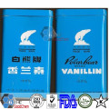 Precio Vanillin 99.5% Min con certificado Halal